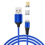 magnetic fast charge 3 in 1 Nylon Braided USB Cable